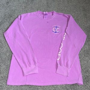 Cape Cod long sleeved tee shirt purple
